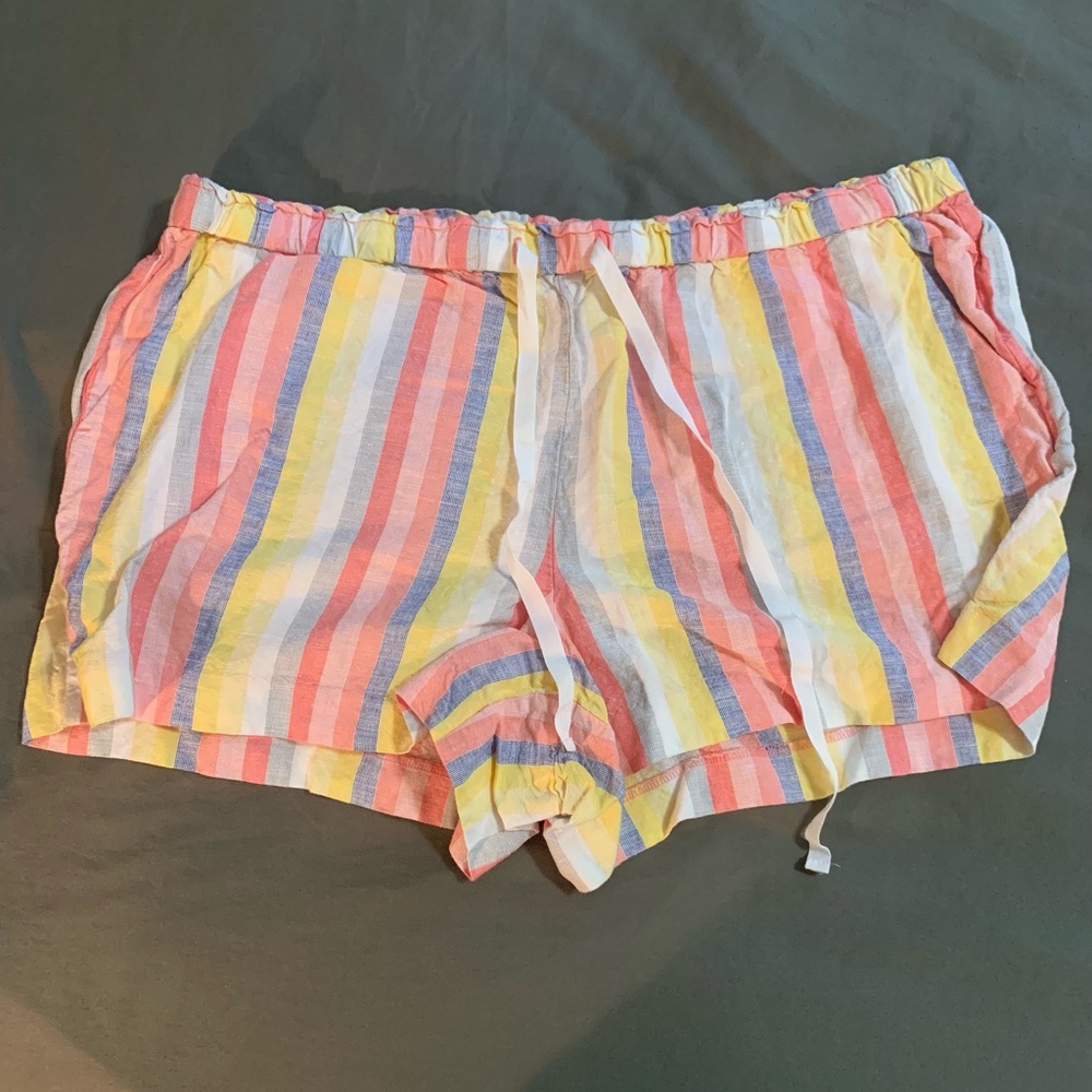 Loft striped shorts